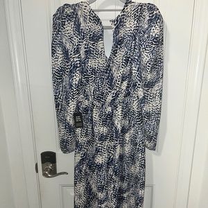 Express blue dress
